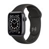 iWatch Series 6 (GPS) 40mm Viền Nhôm Xám - Dây Cao Su Đen, Apple VN