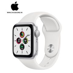 iWatch SE (GPS) 40mm Viền Nhôm Bạc - Dây Cao Su Trắng, Apple VN