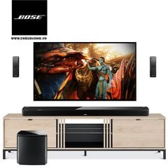 Dàn âm thanh Bose: Loa Bose Smart Ultra Soundbar, Loa trầm Bose Bass Module 700 và Loa Bose Surround 700