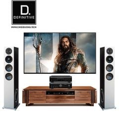 Dàn âm thanh : Ampli Denon PMA-1600NE, Đầu CD Denon DCD-1600NE và 1 cặp Loa Definitive Technology Demand D15