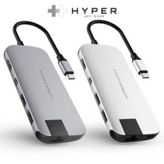 Cổng chuyển HyperDrive Slim 8 trong 1 USB-C Hub cho MacBook, PC & Devices