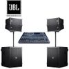 Hệ thống âm thanh Sân Khấu chuyên nghiệp : 4 Loa Line Array JBL BRX308 + 2 loa Sub JBL BRX325 + Bộ trộn âm thanh Soundcraft Si Impact Console