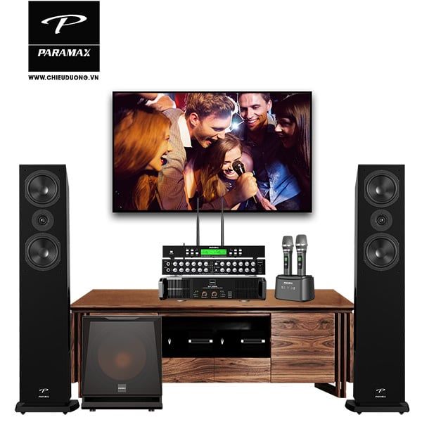 Dàn Karaoke Loa Paramax D88 Luxury, Bộ đẩy Paramax DA2500, Mixer Ka