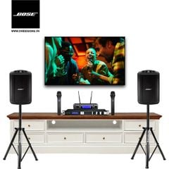 Dàn Karaoke SP008741: 2 Loa Bose S1 Pro Plus, Mixer JBL KX180A, Micro không dây JBL VM300