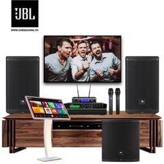 Dàn Karaoke SP008621: 2 Loa JBL Eon 715, 1 Loa Sub JBL Eon 718S, Mixer Paramax Pro-D30, Micro JBL VM300, Đầu karaoke VIETK KTV PRO 4TB, Màn hình Karaoke VIETK cảm ứng hồng ngoại 21 inch