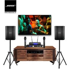 Dàn Karaoke SP008281: 2 Loa Bose S1 Pro with Battery Pack, Mixer JBL KX180A, Micro không dây JBL VM300