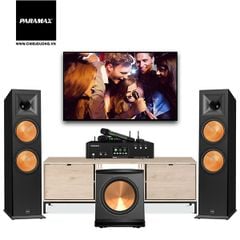 Dàn Karaoke SP009002: Loa Paramax EURO 1002 Limited, Ampli tích hợp micro không dây Paramax Euro A700 và Loa Paramax SUB-D40