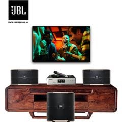 Bộ dàn Karaoke SP008760: Loa JBL Pasion 8, Ampli tích hợp micro không dây Paramax Z-A450 và Loa Subwoofer JBL Pasion 12SP