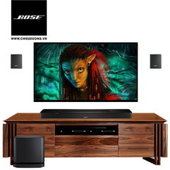 Dàn âm thanh Bose SP009040: Loa Bose Smart Soundbar, Loa trầm Bose Bass Module 500 và Loa âm thanh vòm Bose Surround Speakers