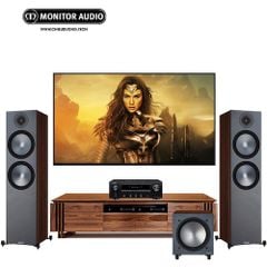 Dàn âm thanh SP006678: Ampli Denon DRA-800H, Loa front Monitor Audio Bronze 500 và Loa Subwoofer Monitor Audio Bronze W10