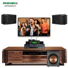 Bộ dàn Karaoke SP007181 : Loa Paramax Pro-C10, Amply Boston Ba200, Micro Paramax SM-1000 và Sub Klipsch R-100SW