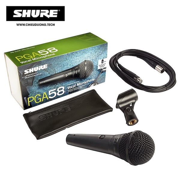Micrófono Shure PGA58-XLR: Calidad Profesional para tu Voz - Microfono Shure Sm58-lc