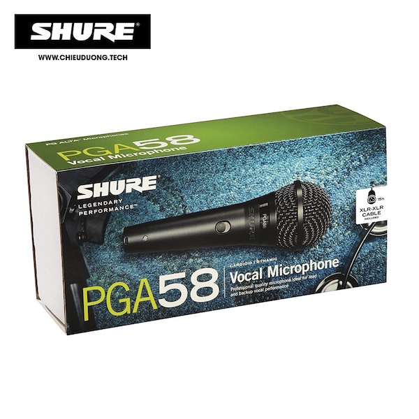 Micrófono Shure PGA58-XLR: Calidad Profesional para tu Voz - Microfono Shure Sm58-lc
