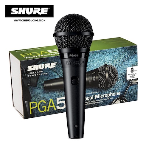 Micrófono Shure PGA58-XLR: Calidad Profesional para tu Voz - Microfono Shure Sm58-lc