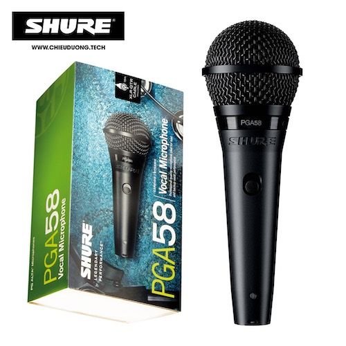 美品】SHURE PGA58 中古】SHURE ダイナミックマイク ボーカル用 1/4