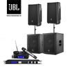 Bộ dàn Karaoke SP006576: 2 Loa JBL IRX112BT, Mixer JBL KX180A, Micro không dây JBL VM200, 2 Loa Sub JBL IRX115s, 2 Chân loa Soundking DB023B