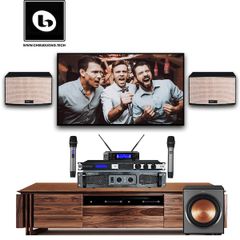 Bộ dàn Karaoke SP006500: Loa Boston BA CLassic 12, Bộ đẩy Boston PA600, Mixer JBL KX180, Micro JBL VM200, Sub Klipsch R-100SW