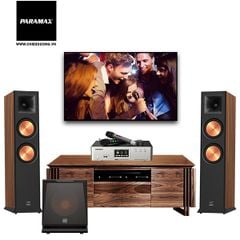 Bộ dàn Karaoke SP008546: Loa Paramax EURO 8 Limited, Ampli tích hợp micro không dây Paramax Z-A450, Loa Paramax SUB-D30