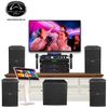 Dàn Karaoke SP009076: 2 cặp Loa Wharfedale Pro ANGLO X10, 2 Cục đẩy Wharfedale Pro XR 1500, Mixer JBL KX180A, Micro không dây JBL VM300, Loa Sub Wharfedale Pro DELTA AX15B, Đầu karaoke VIETK KTV PLUS 4K 4TB, Màn hình VIETK cảm ứng điện dung 22 inch