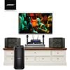 Dàn Karaoke SP009266: 1 Cặp Loa Bose 802 series V, Loa Bose SUB2 Bass Module, Cục đẩy công suất Bose PowerSpace P21000A, Bộ xử lý tín hiệu âm thanh Bose Controlspace CSP-428, Mixer JBL KX180A, Micro không dây JBL VM300