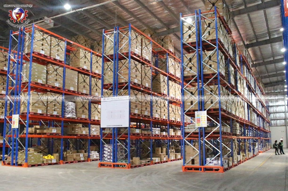 Kệ Selective kho hàng | Tiếp cận 100% pallet – Bảng giá 2025