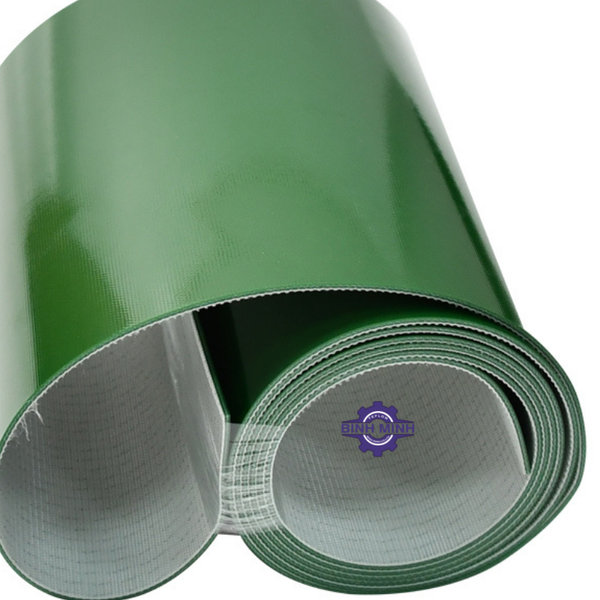 Băng tải PVC 04 mm xanh