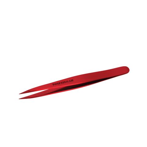 018. Nhíp nhọn màu đỏ đen - RED COLLECTION POINT TWEEZER (1240-CNLLT)