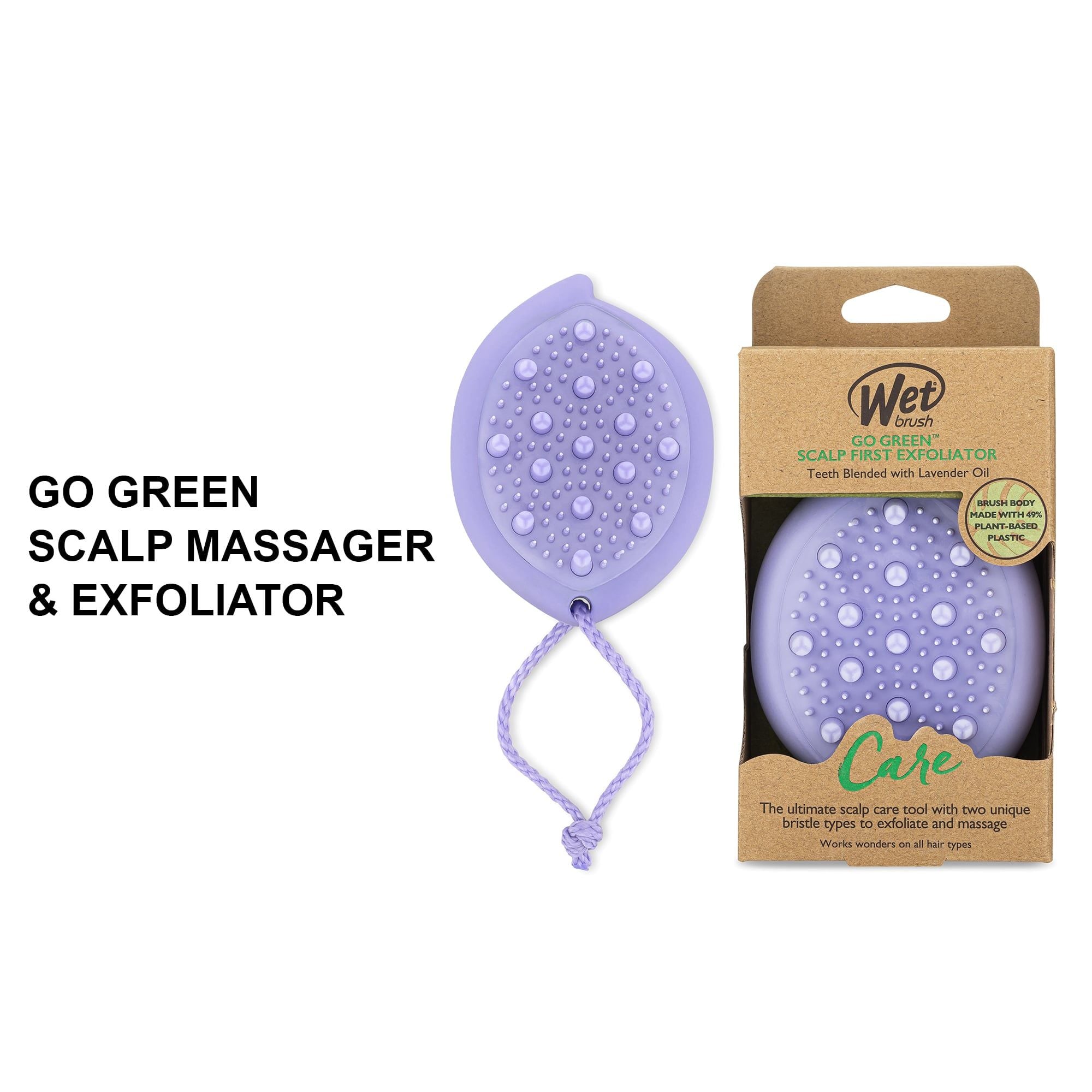 1016. Lược chải tóc GO GREEN OIL INFUSED SCALP MASSAGER AND EXFOLIATOR