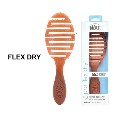 Lược chải tóc WB PRO FLEX DRY-NEW NEUTRALS RUST