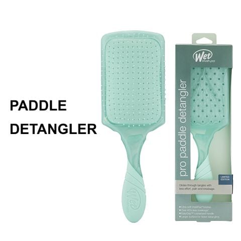Lược chải tóc WetBrush Pro Paddle Detangler Hydro Tie Dye - Teal