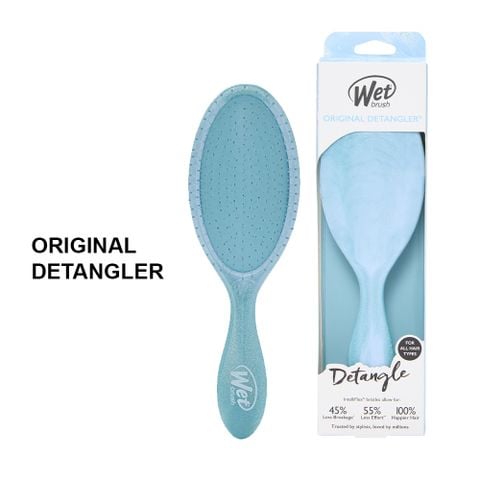 Lược chải tóc WB OGL DTNGLR - GLITTER WAVES - BLUE