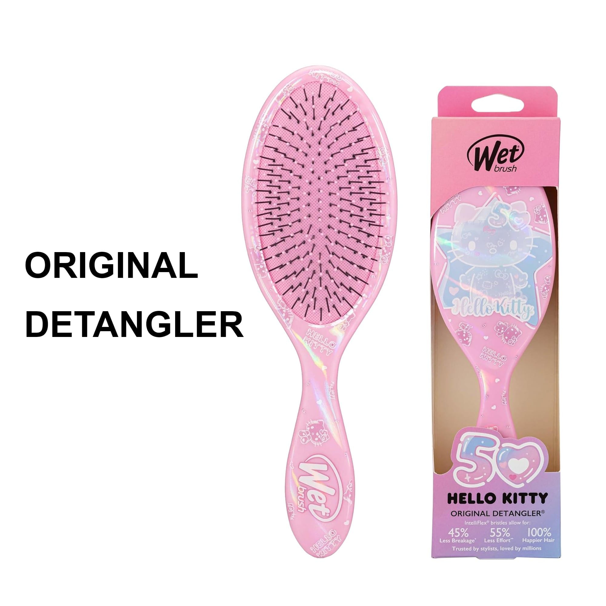 A001A. Lược chải tóc WB OGL DTNGLR HELLO KITTY 50-PINK