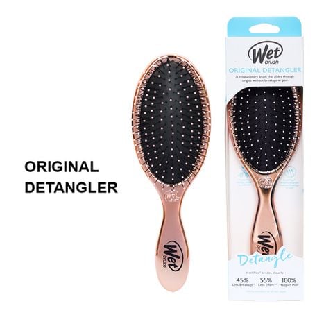 A0113. Lược chải tóc WB Og'l Detangler Electroplste Light Pink