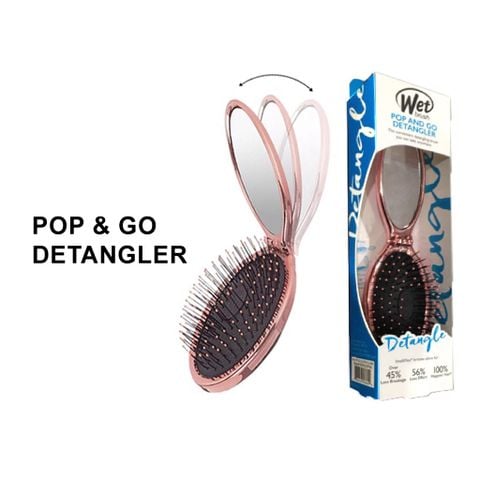 A0109a. Lược chải tóc Mini Pop Fold Eletrplte - Lpink