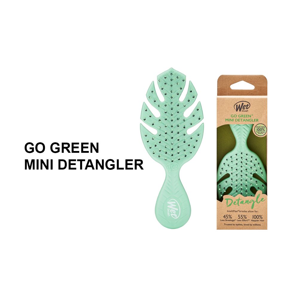 Wet Brush Go Green Detangler, Green