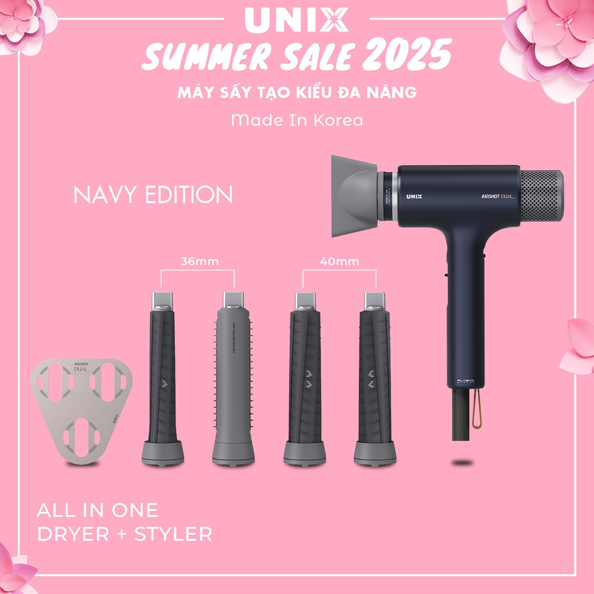 1002.Máy sấy UNIX - Dual Motion (Korea) (UN-D1973P)
