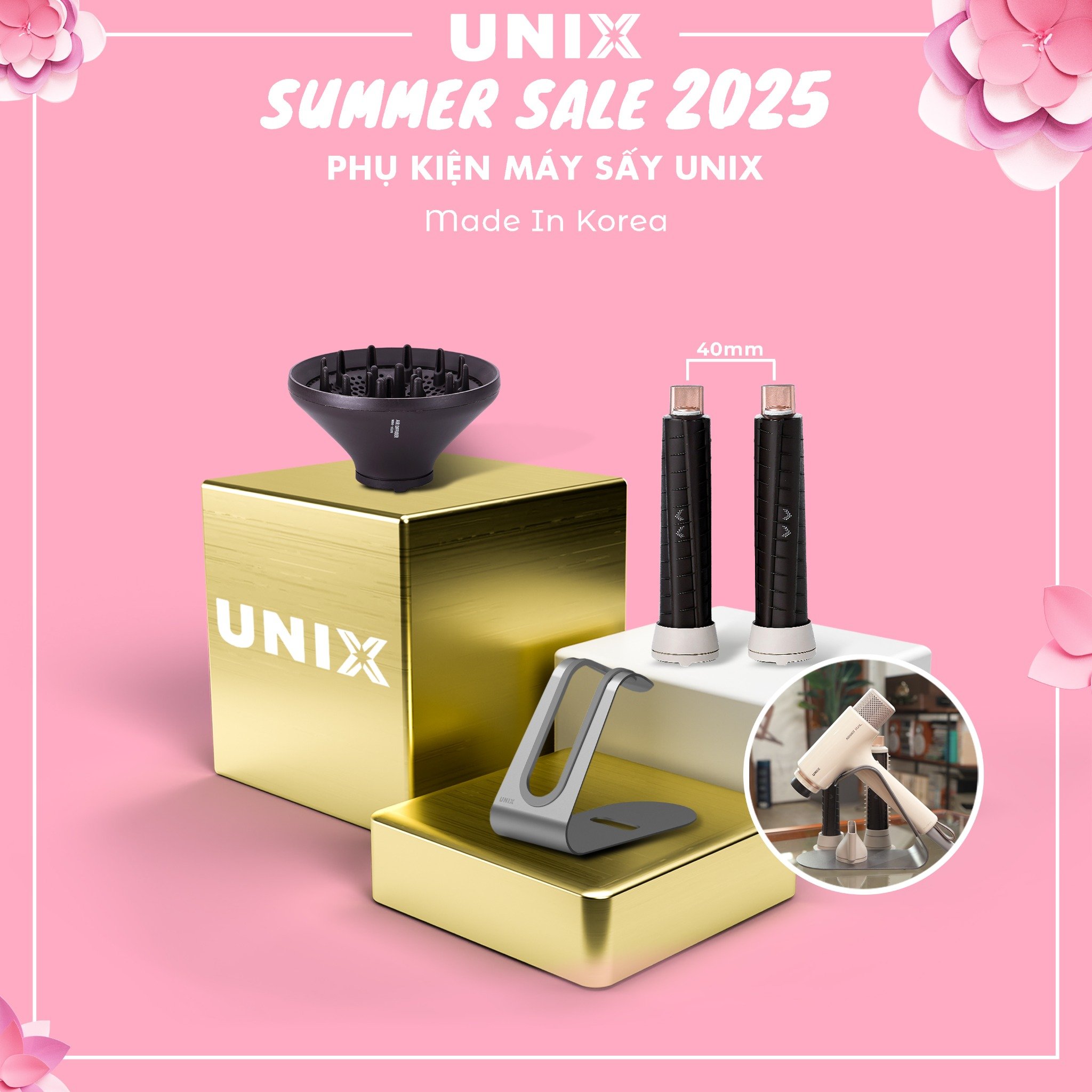 A0112.Phụ kiện máy sấy UNIX DUAL MOTION