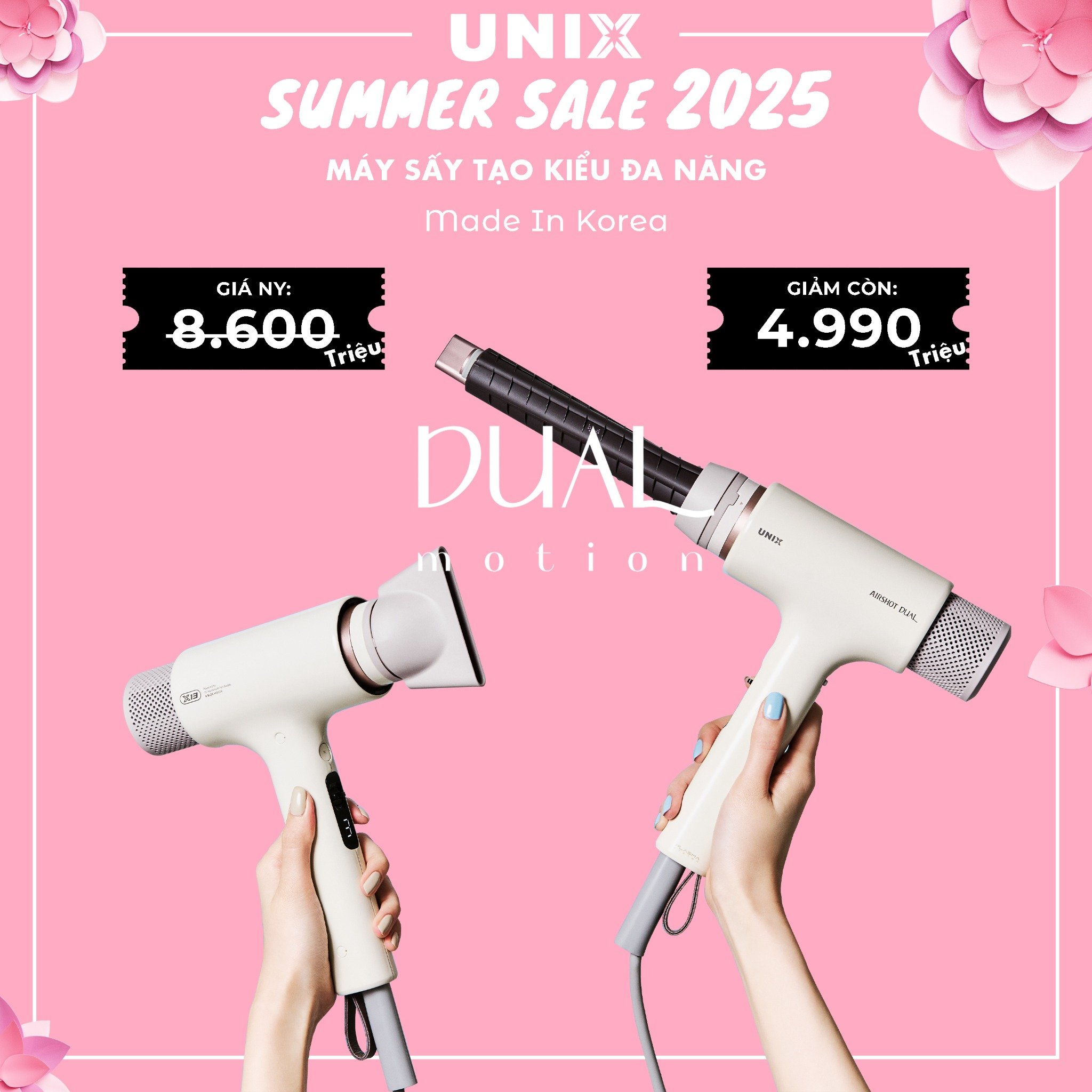 1000.Máy sấy UNIX - Dual Motion (Korea)