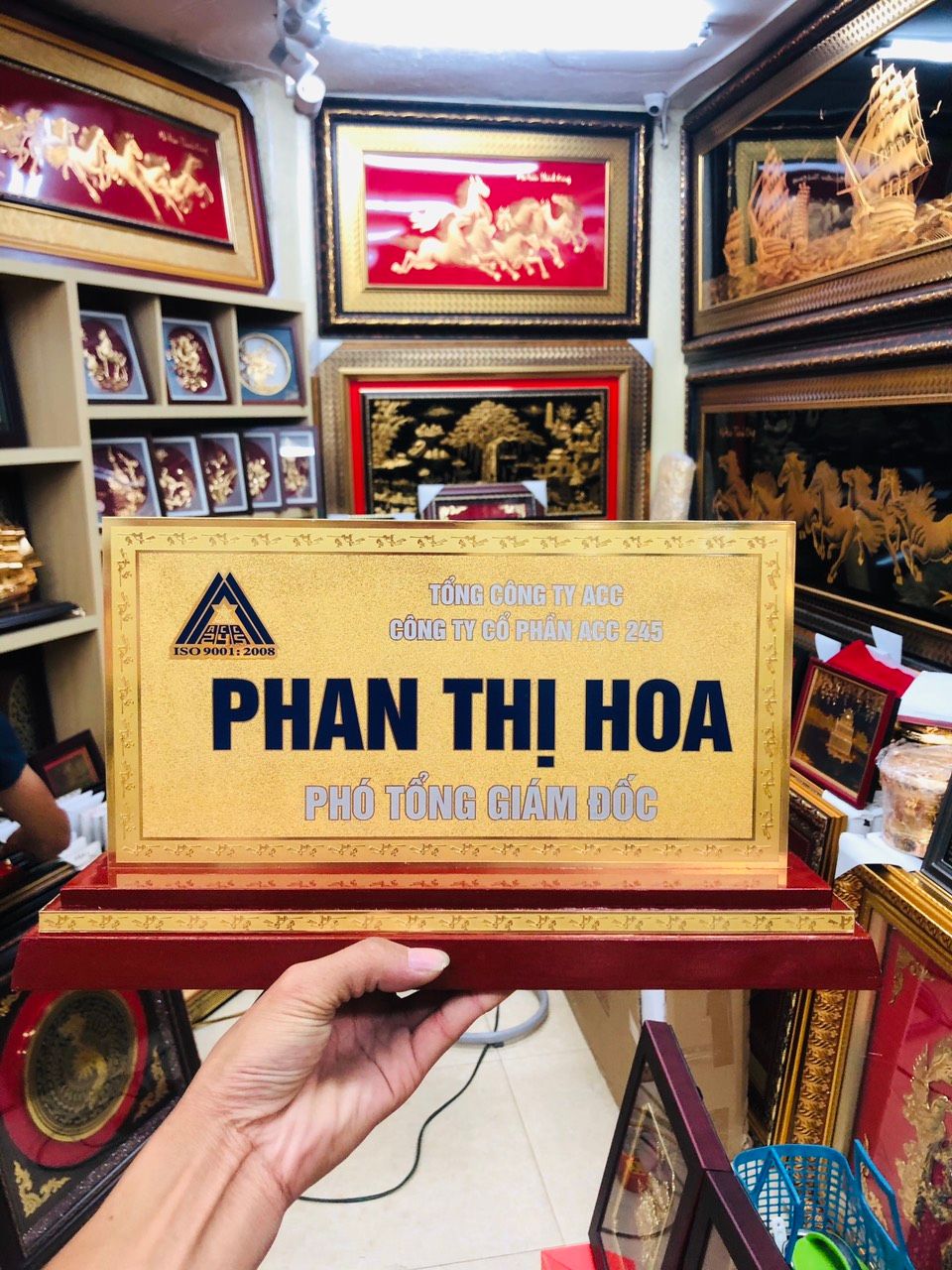  Biển Chức Danh Cột Rồng 