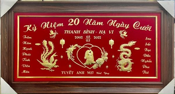  KỶ NIỆM 20 NĂM NGÀY CƯỚI - ĐÁM CƯỚI THỦY TINH 