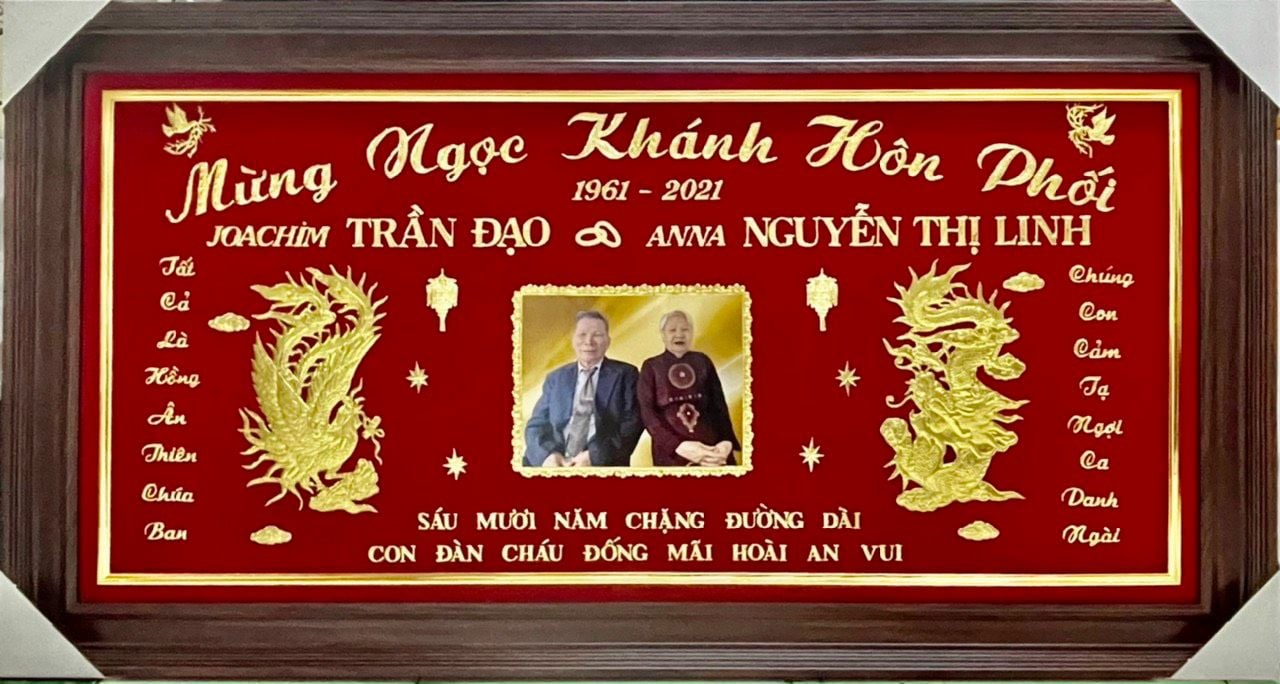  MỪNG LỄ CƯỚI KIM CƯƠNG - KỶ NIỆM 60 NĂM NGÀY CƯỚI 