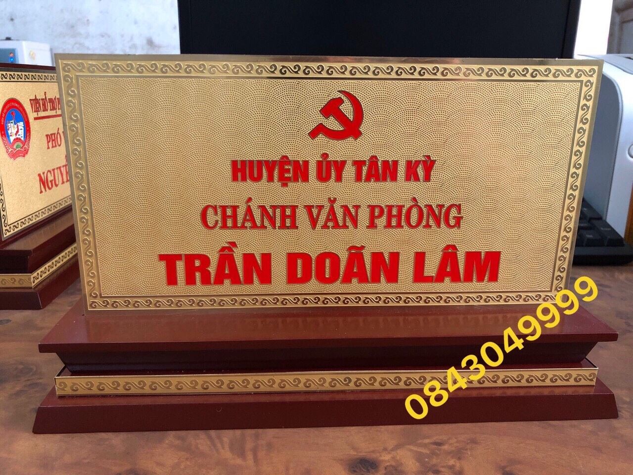  Biển Chức Danh Cột Rồng 