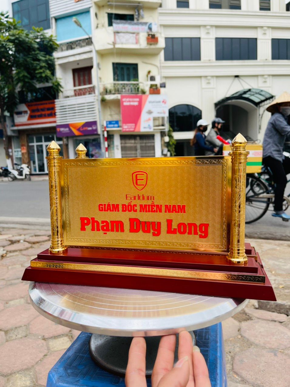  Biển Chức Danh Tổng Giám Đốc Mạ Vàng 