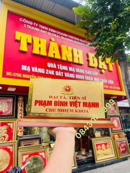  Biển Chức Danh Quân Đội - 635 