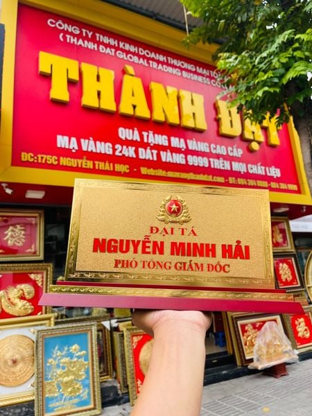  BIỂN CHỨC DANH ĐẠI TÁ MẠ VÀNG - PHÓ TỔNG GIÁM ĐỐC 