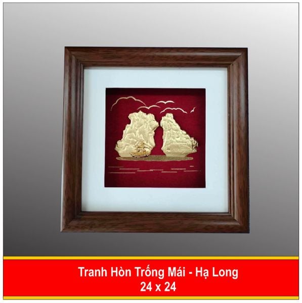  Tranh Hạ Long Mạ Vàng 24K 