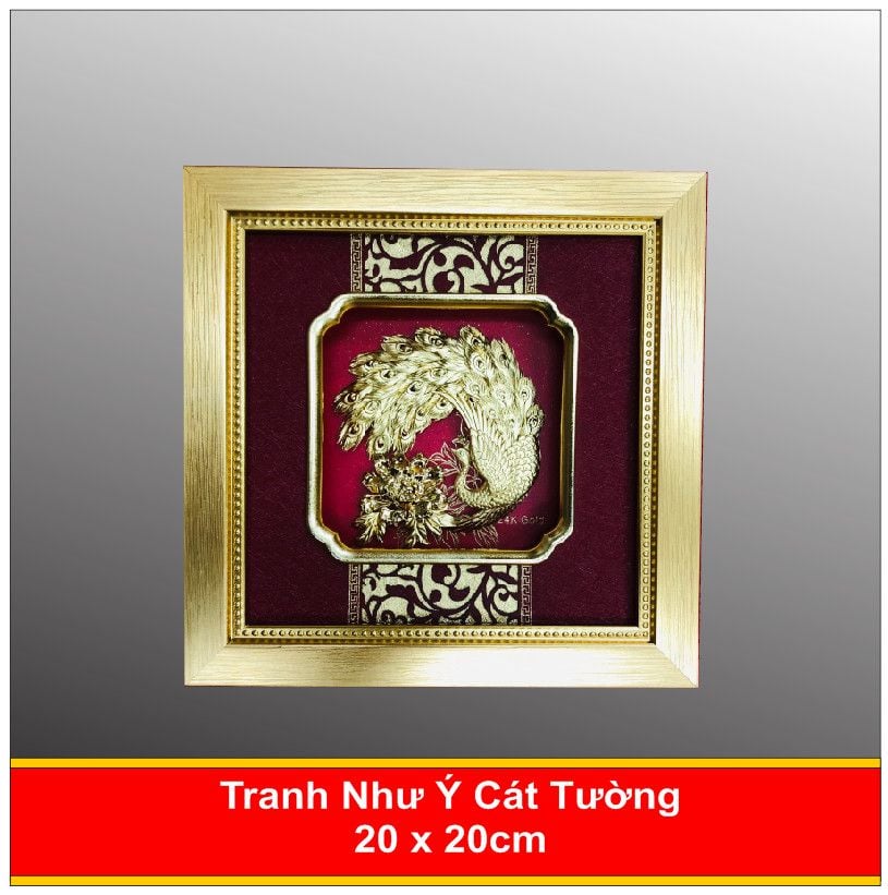  Tranh Công - Như ý Cát tường Mạ Vàng - 2020 