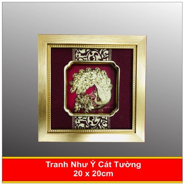  Tranh Như Ý Cát Tường Mạ Vàng - 2020X 