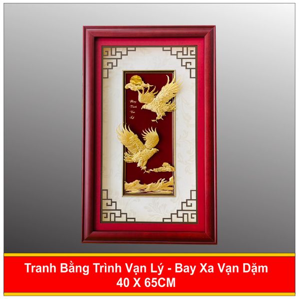  Tranh Đại Bàng Mạ Vàng - Bằng Trình Vạn Lý 