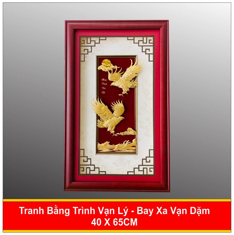  Tranh Đại Bàng Mạ Vàng - Bằng Trình Vạn Lý 